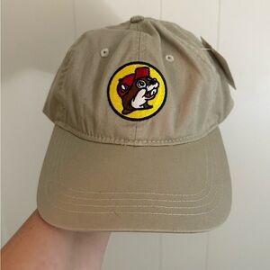BUC-EES NWT Adult Tan Cap with Embroidered Logo